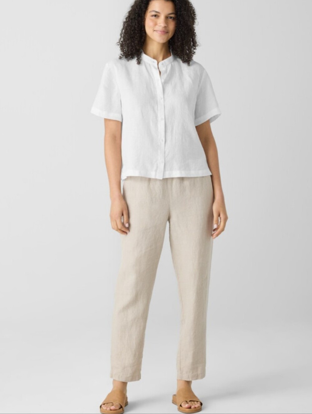 Eileen Fisher Organic Linen Pant